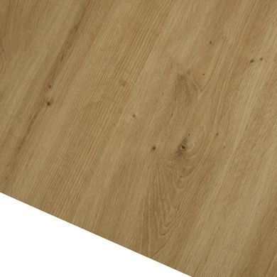 Стіл розкладний MEBEL ELITE SKUBI 120(160)х75 см Дуб рив'єра / чорний фотографія
