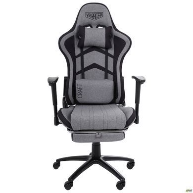 Комп'ютерне крісло VR Racer Textile Craft AMF сірий/чорний фотографія