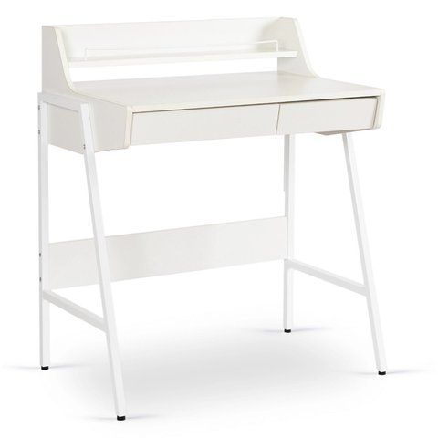 Письменный стол MEBEL ELITE PERI 77 см Белый фотография