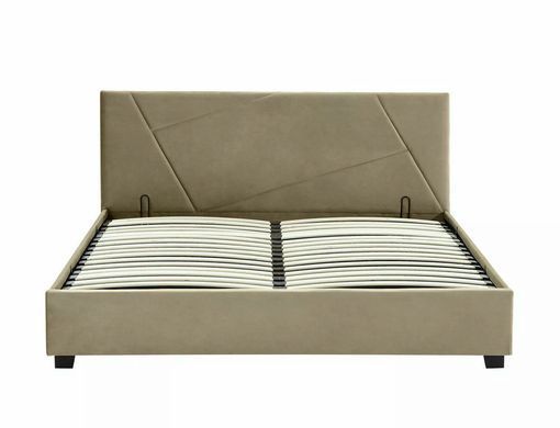 Ліжко COLUMBIA Velvet Signal 140x200 Беж фотографія