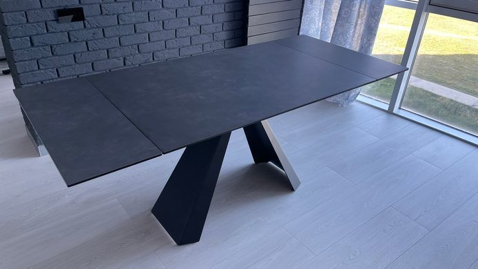 Стіл Розкладний SALVADORE CERAMIC 160(240)X90 Signal Сірий Мармур фотографія