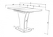 Стол раскладной SHERIDAN B/I Intarsio 110(145)x60 Белая Аляска РЕ / Индастриал Серый