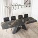 Стол раскладной MEBEL ELITE VERONA 160(240)х90 см Черный мрамор/черный