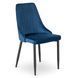 Стілець оксамитовий MEBEL ELITE BARI Velvet Синій фотографія
