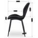 Комплект стіл MEBEL ELITE EDWIN 160(260)х90 см Дуб Золотий / Чорний +6 стільці IRYS Чорний