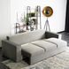 Диван 3-х местный бархатный MEBEL ELITE NICOLO Velvet 238 см Серый