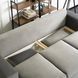 Диван 3-х местный бархатный MEBEL ELITE NICOLO Velvet 238 см Серый