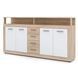 Комод MEBEL ELITE BLAGO 190 дуб сонома/белый