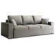 Диван 3-х местный бархатный MEBEL ELITE NICOLO Velvet 238 см Серый
