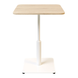 Стол Ibiza Soft light Lovko 60x60 Белый металл/дуб