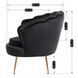 Крісло м'яке оксамитове MEBEL ELITE ANGEL Velvet Чорний