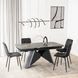 Стол раскладной MEBEL ELITE VERONA 160(240)х90 см Черный мрамор/черный