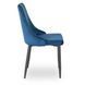 Стілець оксамитовий MEBEL ELITE BARI Velvet Синій