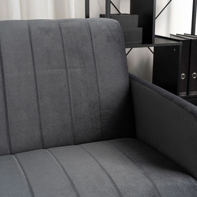 Диван розкладний MEBEL ELITE PORTO 198 см Сірий фотографія