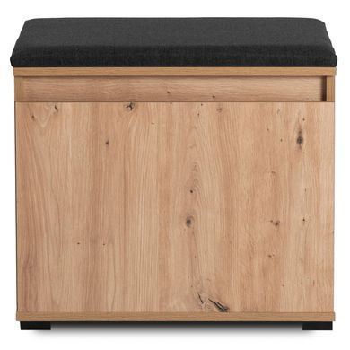 Тумба для взуття MEBEL ELITEM VENORA 60 Дуб Артизан/графіт фотографія