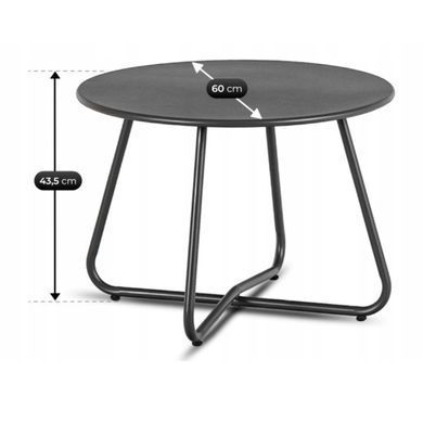 Комплект садовой мебели MEBEL ELITE MEGARA Серый