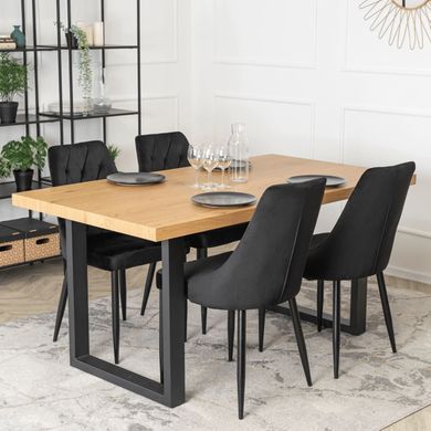 Стіл розкладний MEBEL ELITE EDWIN 160(260)х90 см Дуб Золотий фотографія