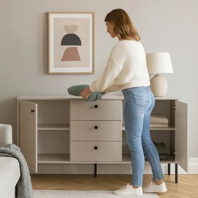 Комод MEBEL ELITE SOFT 154 Кашемір фотографія