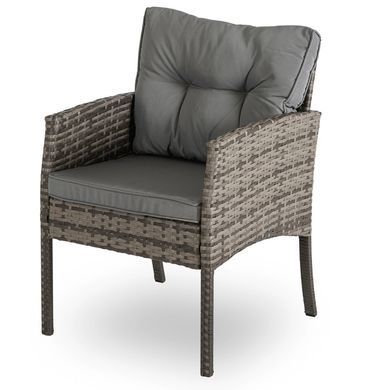 Комплект садових меблів MEBEL ELITE ATLANTA Сірий