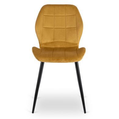 Стул бархатный MEBEL ELITE IRYS Velvet Горчичный фотография