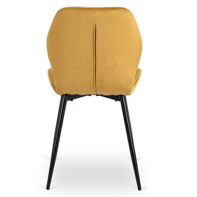 Стул бархатный MEBEL ELITE IRYS Velvet Горчичный фотография