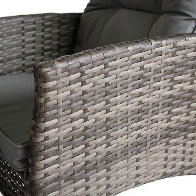 Комплект садових меблів MEBEL ELITE ATLANTA Сірий