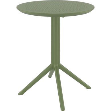 Cтол круглый Siesta Onto Sky Folding Table 60 Olive Green фотография