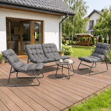 Комплект садовой мебели MEBEL ELITE MEGARA Серый
