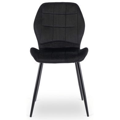 Комплект стіл MEBEL ELITE EDWIN 160(260)х90 см Дуб Золотий / Чорний +8 стільці IRYS Чорний фотография