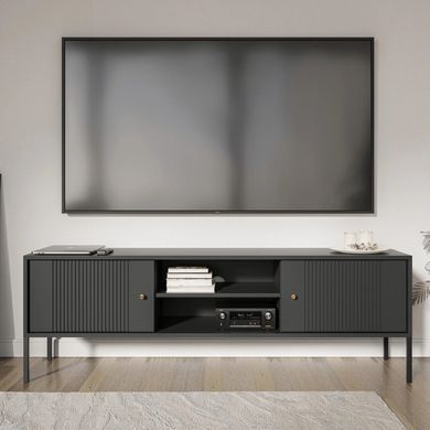 ТВ Тумба MEBEL ELITE SOFT 154 Чорний фотографія