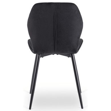 Комплект стіл MEBEL ELITE EDWIN 160(260)х90 см Дуб Золотий / Чорний +8 стільці IRYS Чорний фотография