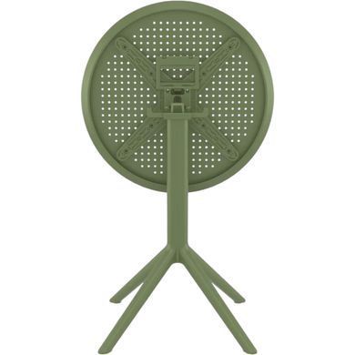 Cтол круглый Siesta Onto Sky Folding Table 60 Olive Green фотография