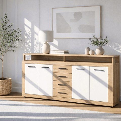 Комод MEBEL ELITE BLAGO 190 дуб артизан фотографія