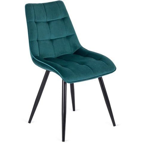 Стул бархатный MEBEL ELITE RIO Velvet, Бирюзовый фотография