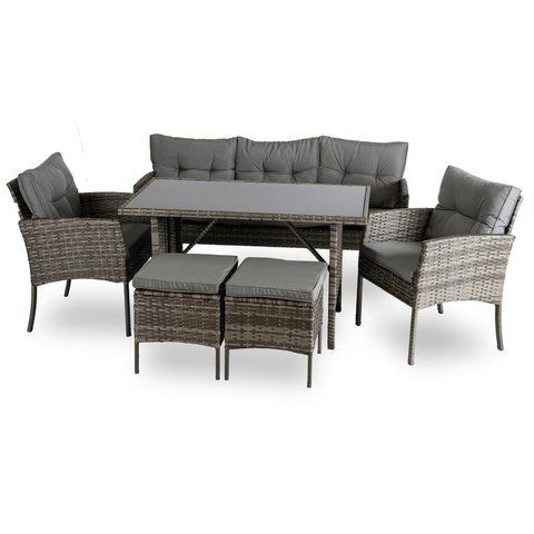Комплект садовой мебели MEBEL ELITE ATLANTA Серый