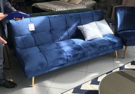 Диван MORITZ Velvet Signal Синий ** фотография