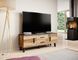 ТВ Тумба LOTTA 2D2S RTV Cama 140 Черный Мат / Дуб Вотан фотография