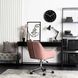 Стул офисный поворотный бархатный MEBEL ELITE FABIO Velvet Розовый