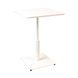 Стол Ibiza Soft light Lovko 60x60 Белый металл/белый