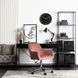 Стул офисный поворотный бархатный MEBEL ELITE FABIO Velvet Розовый