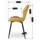 Стул бархатный MEBEL ELITE IRYS Velvet Горчичный
