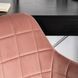 Стул офисный поворотный бархатный MEBEL ELITE FABIO Velvet Розовый