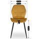 Стул бархатный MEBEL ELITE IRYS Velvet Горчичный