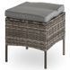 Комплект садових меблів MEBEL ELITE ATLANTA Сірий