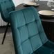 Стілець оксамитовий MEBEL ELITE RIO Velvet, Бірюзовий