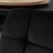 Барный стул бархатный MEBEL ELITE ARIEL Velvet Черный / Золотой