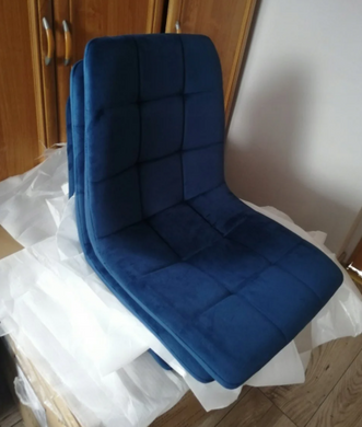 Стул MILA Velvet Signal Синий фотография