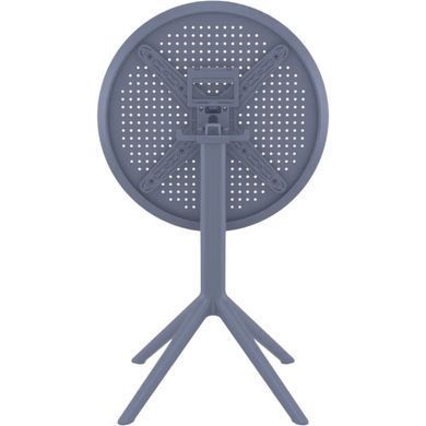 Стіл круглий Siesta Onto Sky Folding Table 60 Dark Grey фотографія