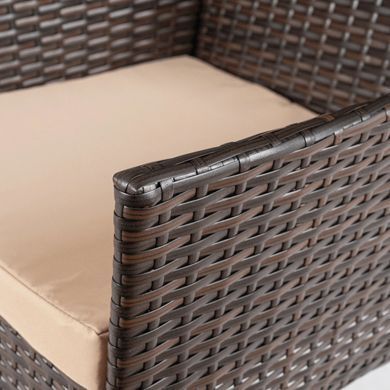Комплект садових меблів MEBEL ELITE MORADO Коричневий/Беж