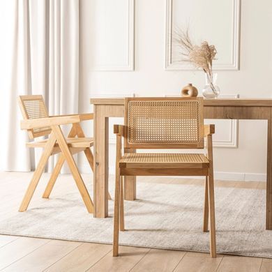 Стул MEBEL ELITE MADERA Беж/Дуб фотография